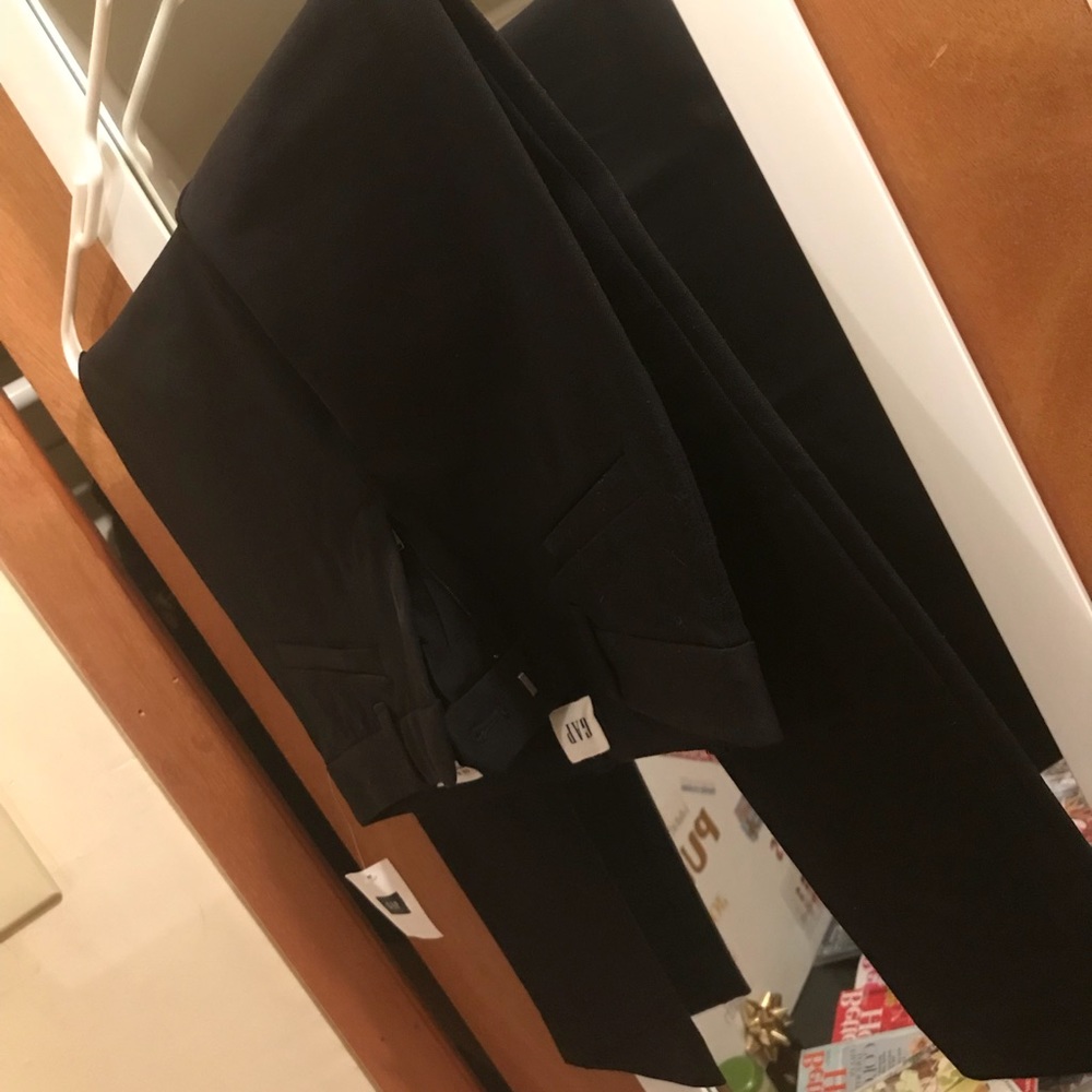 Skinny Ankle Pants, Bi-Stretch, Black Size 00